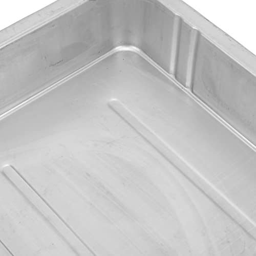 Oil Drain Pan, Universal Metal Oil Change Container with Easy Grip Edges 7-8L Capacity for Cars Motorcycles Boats, Durable Construction for Professional Mechanics and DIY Enthusiasts - size: 10L, style: 7-8L