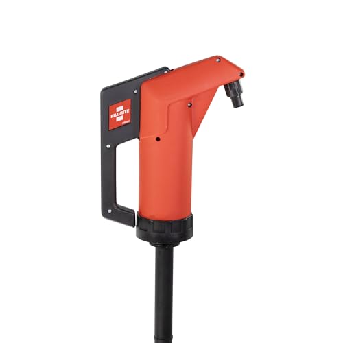 Fill-Rite FR20V Lever Operated Fuel & Oil Transfer Hand Pump - style: Poly Pump (Red - Fuel)