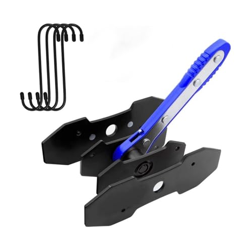 Professional Car Brake Piston Caliper Press Tool Set | Press Tool Set Includes Ratcheting Spreader, 4pcs Hangers, and 360-Degree Brake Caliper Press Ratchet