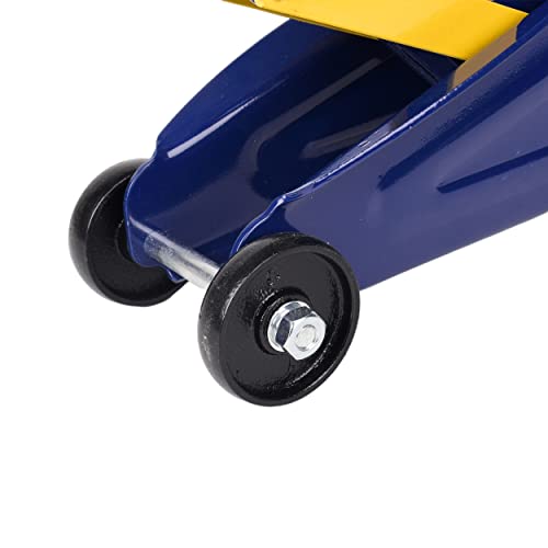 AAIN 2-Ton Hydraulic Floor Jack, 4,000 lb Capacity | Low-Profile Service Jack| Hydraulic Trolley Design| Home Garage & Repair Shop Use| Blue - color: Blue, style: 2 ton