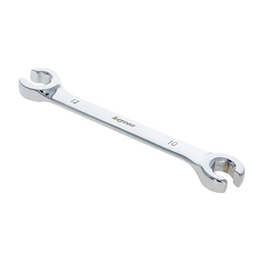 Utoolmart Flare Nut Wrench, 10mm x 12mm Metric Double Open End, 2Pcs - color: 2pcs, size: 10x12mm