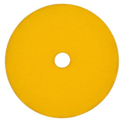 RUPES 9.DA100M Pack of 12 Yellow D-A Fine Finishing Foam Pads 100mm | Ideal for Paint Correction | Moderate to Fine Defect Removal | Compatible with 4" Backing Plate - size: Fine 100mm, style: Pack of 12