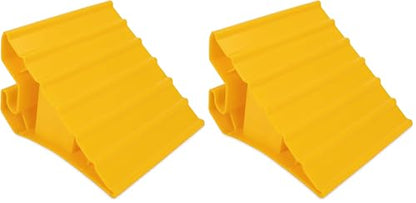 Camco Super Wheel Chock - Helps Keep Your Trailer in Place So You Can Re-Hitch - (44492) (Pack of 2) - size: Large (Pack of 2)