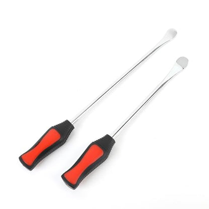 2pcs Tire Spoons,Set Changing Tires,11.81in 14.57in Carbon Steel Ergonomic Handle Motorcycle Tire Changing Lever,for Motorcycle Bike Scooter