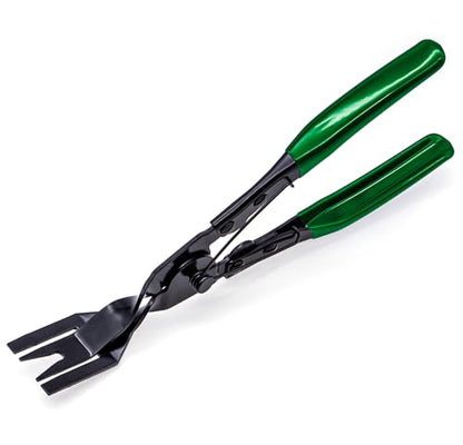 1PCS Car Clip Pliers Tool, Panel Clip Pliers Set Fastener Remover, Auto Retainer Clip Trim Rivet Removal Tool, Auto Door Car Upholstery Trim Clip Removal Tool (Green) - color: Green