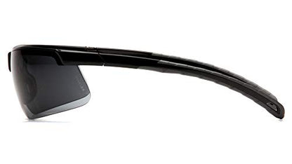 Pyramex Ever-Lite Lightweight Safety Glass Indoor/Outdoor Mirror Lens - color: Gray Lens/ Black Frame