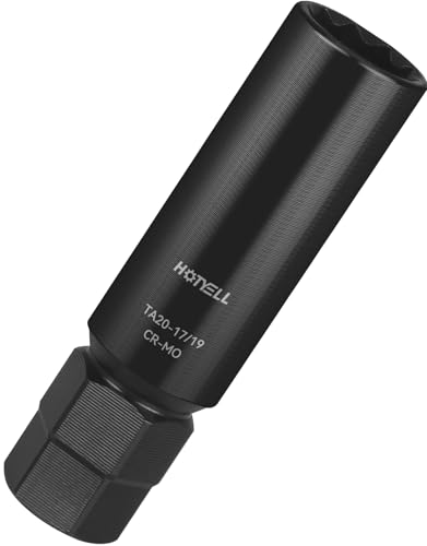 10 Spline Lug Nut Key, Thicker Wall 10 Point Wheel Lock Socket Set | CR-MO Wheel Lugnut Removal Tool for Aftermarket Locking Lug Nuts, Compatible with Bimecc Lug Nuts - style: TA20-17/19