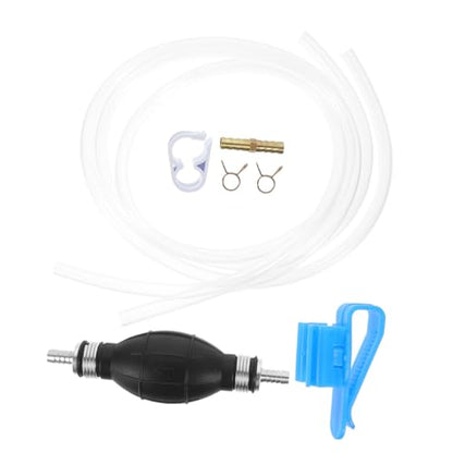 Portable Hand Siphon Pump for Gasoline and Water Transfer PVC Material Anti-backflow Design Efficient Manual Liquid Extractor for Fuel and Fluid Maintenance