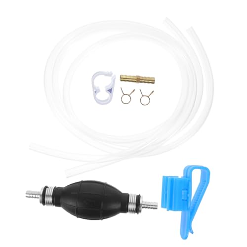 Portable Hand Siphon Pump for Gasoline and Water Transfer PVC Material Anti-backflow Design Efficient Manual Liquid Extractor for Fuel and Fluid Maintenance
