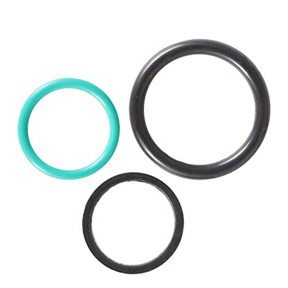 WFLNHB 6.0 High Pressure Oil Pump IPR Valve Oil Rail Adapters Leak Test Kit Air Test Fitting Tool and IPR Valve Socket with Seal Kit Replacement for Ford 6.0L Engine
