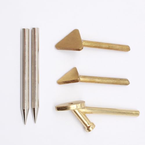 5PCS Plastic Welding Tips,Soldering Iron Gun Tips with a Storage Box,for Plastic Welding,Fuel Tank,Car Bumper Dashboard Kayak Repair