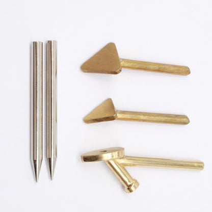 5PCS Plastic Welding Tips,Soldering Iron Gun Tips with a Storage Box,for Plastic Welding,Fuel Tank,Car Bumper Dashboard Kayak Repair