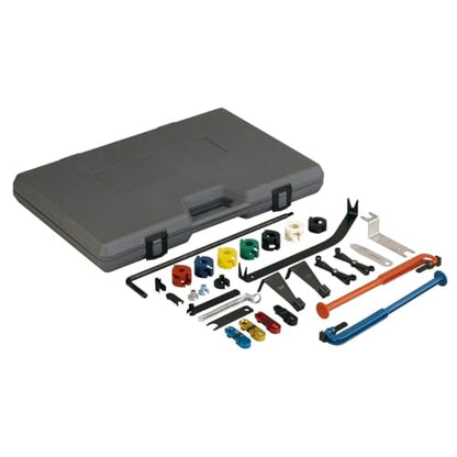 OTC 6508 Master Disconnect Tool Set - Compatible with Select Chrysler, Ford, and GM Vehicles; Disconnects Heater Hoses; Transmission, Air Conditioning, Fuel Lines, and More; Includes Storage Case