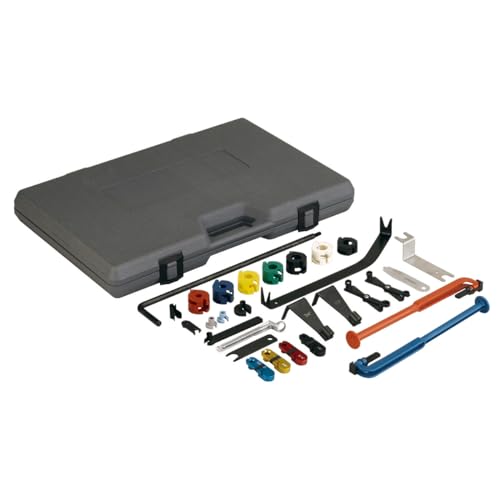 OTC 6508 Master Disconnect Tool Set - Compatible with Select Chrysler, Ford, and GM Vehicles; Disconnects Heater Hoses; Transmission, Air Conditioning, Fuel Lines, and More; Includes Storage Case