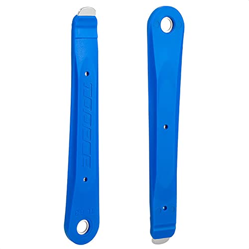 Set of 2 Steel-Core Tyre Levers | For Mountain and Road Bikes - Durable Metal Tire Carded Tools for MTB and Bicycle Repairs