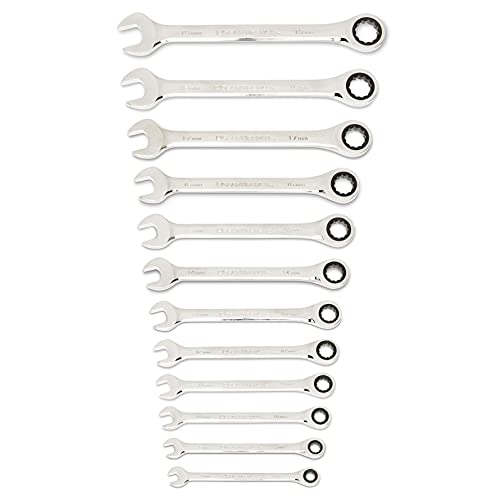 GEARWRENCH 25 Pc. Combination Ratcheting Wrench Set, SAE/MM - 86700 - size: 30 PC