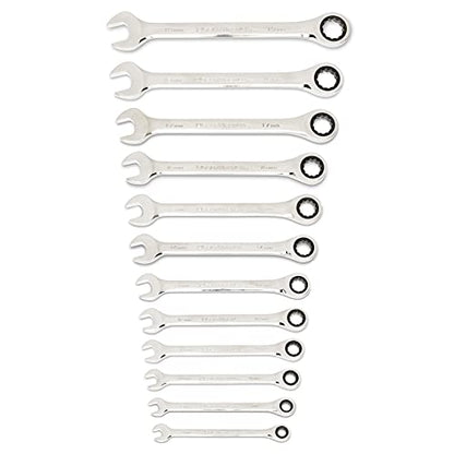 GEARWRENCH 25 Pc. Combination Ratcheting Wrench Set, SAE/MM - 86700 - size: 30 PC