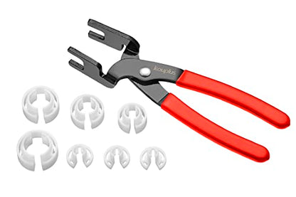 Fuel Line & A/C Line Disconnect Pliers Tool Kit,W/Fuel Line Remover - 1/4", 5/16", 3/8", 1/2", 5/8", 3/4", 7/8"