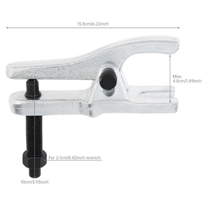 ChgImposs 6.3 Inch Ball Joint Separator, Adjustable Ball Joint Removal Tool, Heavy Duty High Carbon Steel with Black Oxide Pins, Universal Fit for Cars, Trucks & SUVs (Silver) - color: Silver