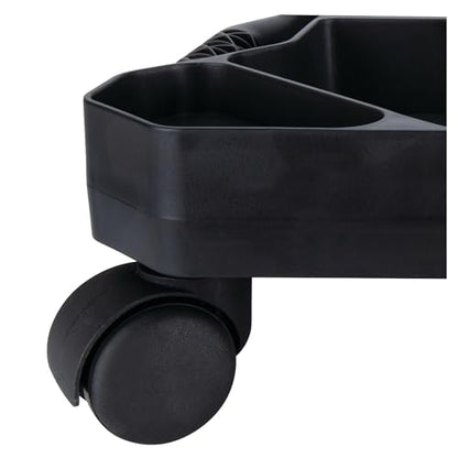 Performance Tool W85032 Tool Creeper Rolling Caddy Tray with 5 Sections for for Mechanic Garage and Workshop Organization, Black, 17.13x15.75x4.75-Inches - style: Rolling Tool Caddy