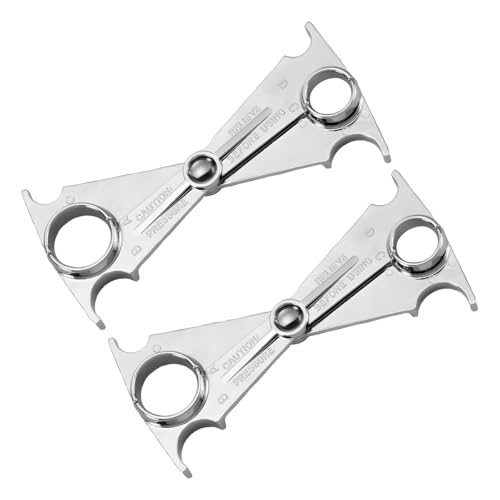 Scissor Fuel Line Disconnect Tool, 3/4 5/8 1/2 and 3/8 Inch Filter Tool for Quick Disconnection, 4-in-1 Metal Fuel Line Disconnect Scissors for Heater A/C Line Service (4 in 1-2 PCS) - color: 4 in 1-2 PCS
