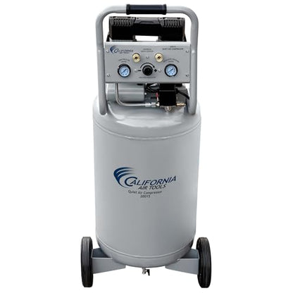California Air Tools CAT 20015 1.5 HP Ultra Quiet, Oil-Free Air Compressor with Wheels, 20 Gallon Tank Capacity, 70 dB Noise Level, Electric, Portable