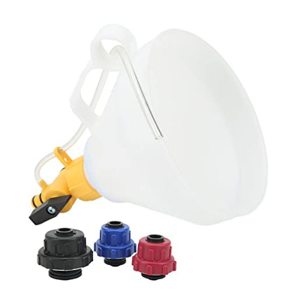 Coolant Refill Funnel Spill Proof Engine Filling Kit for, ABS Cooling System Tool for Car Maintenance