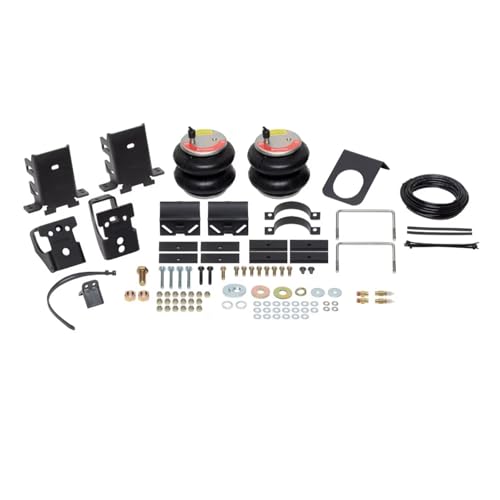 TrendsAuto Firestone Airide Red Label Rear Air Springs Kit & Air Command Heavy Compressor No Drill Mounting Plate with Dual Wireless App and Remote fits 2011-2016 F250 F350 | TrendsAuto Decal - size: Dual Path