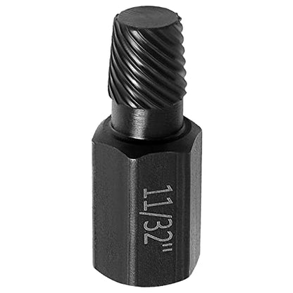 10 PCS Damaged Bolt Extractor Kit Heavy-Duty Screw and Bolt Extractor Drill Bit Set Hex Shank Rounded Bolt Remover Tools Easy Removal of Rusty and Broken Bolts for Automobile Repair