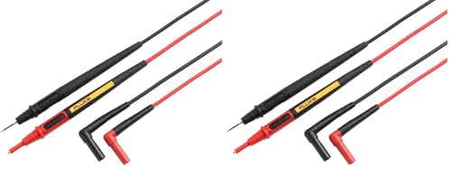 Fluke TL175 Twistguard Test Leads,2 mm Diameter Probe Tips,(Pack of 2) - size: 56.5" (Pack of 2)