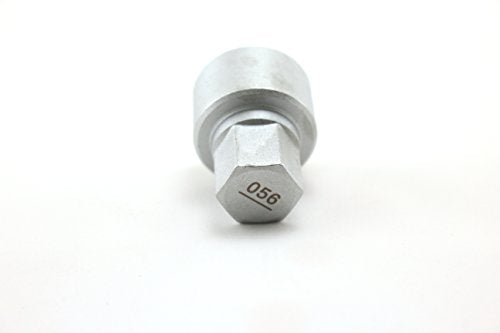 TEMO #56 Wheel Lock Lugnut Anti-Theft Lug Nut Screw Removal Socket Key S3055 for BMW Vehicles - size: #56