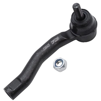 Detroit Axle - Front 4pc Steering Knuckles Kit for 03-08 Toyota Corolla, 2 Steering Knuckles & Wheel Bearing Hubs 2 Outer Tie Rods 2003 2004 2005 2006 2007 2008 Replacement - size: 4SU47746/Kit