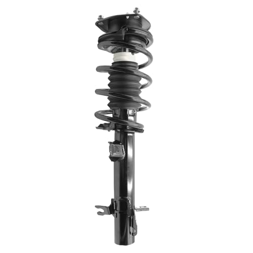 Detroit Axle - 2 Front Struts for 2011-2016 Mini Cooper Countryman Paceman without Sport Suspension 2012 2013 2014 2015, Complete Struts with Coil Spring Assembly Replacement Shocks - size: 11965_11966/PAIR