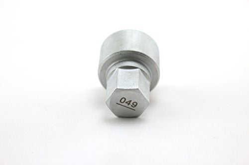 TEMO #49 Wheel Lock Lugnut Anti-Theft Lug Nut Screw Removal Socket Key S3055 for BMW Vehicles - size: #49