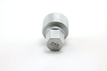 TEMO #49 Wheel Lock Lugnut Anti-Theft Lug Nut Screw Removal Socket Key S3055 for BMW Vehicles - size: #49