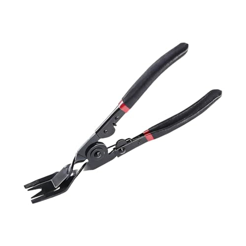 Car Panel Clip Removal Plier, Vehicle Interior Upholstery Trim Clip Remover Tool, Automotive Push Pin Rivet Door Panel Clamp Fastener Removal Plier, Universal for Most Vehicles