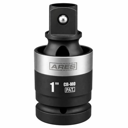 ARES 2061002 – 1-Inch Drive Slim Impact Universal Joint – Impact Rated U-Joint Features Slim Profile for Enhanced Access – 360-Degree Swivel Angle - size: 1-Inch Slim