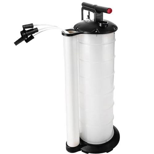DASBET 7L Fluid Extractor Manual Oil Changer Vacuum | Hand Operated Engine Oil Change Fluid Extractor Hand Pump Tank Remover (7L) - size: 7L