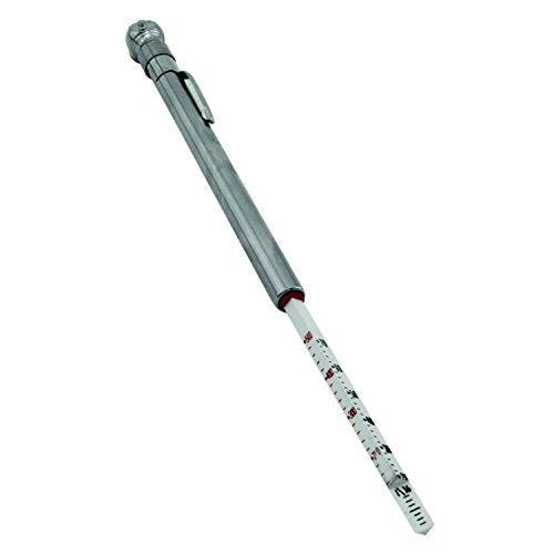 Milton S-921 Pencil Tire Pressure Gauge, Passenger Car, with Built-in Deflator Valve, Durable Plated Brass, Pressure Measured in PSI & kPa (Pack of 2) - size: Single (Pack of 2)