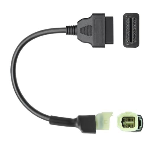 OBD2 OBDII 4 Pin Plug Diagnostic Cable Adapter Compatible with Honda Motorcycle - color: per Honda 4Pin
