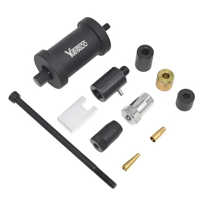 Fuel Injector Removal Tool, Injector Seal Replace Install Kit Fit for BMW | Compatible with BMW N14 N18 N20 N26 N47 N53 N54 N55 N57 N63 S63 B38 B48 B58 with Extended Slide Hammer Screws - size: SET