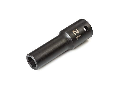 TEKTON 1/2 Inch Drive x 12 mm Deep 6-Point Impact Socket | SID23112 - size: 12 mm, style: Deep