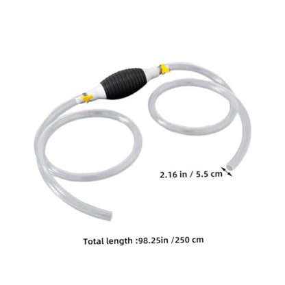 PRETYZOOM Siphon Pump for Transfer Manual Gas Extractor Hose Design for Cars Trucks and Water Extraction Easy to Use Siphon Kit