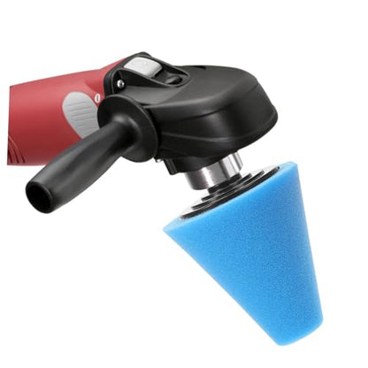 DECHOUS 2pcs Wheel Polisher Pad Drill Attachment for Car Detailing Polishing Sponge for Buffing and Waxing Cone-Shaped Polishing Wheel for Vehicle Care