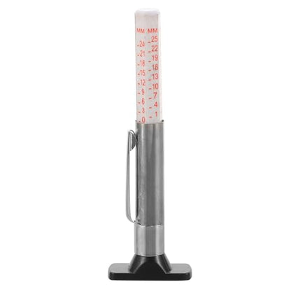 Happyyami Car Tire Depth Gauge 0-25mm Plastic Tread Measuring Tool for Accurate Tire Thread Depth Measurement Safety Suitable for DIY Enthusiasts and Professionals of Vehicles