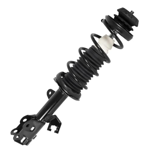 Detroit Axle - Struts Shocks Kit for 2012-2019 Nissan Versa Note, 2 Front Struts with Coil Springs 2 Rear Shock Absorbers 2013 2014 2015 2016 2017 2018 Replacement Suspension Kit - size: 4AQ54618/ strut shock kit