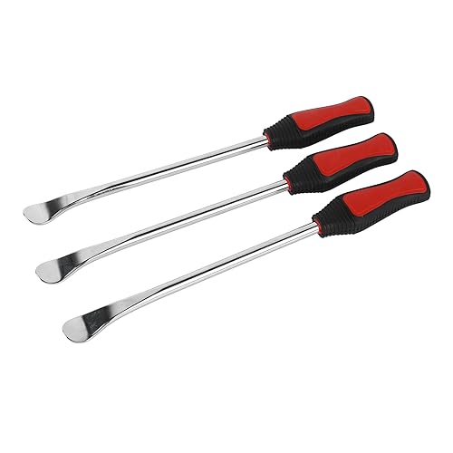 Keenso Tire Spoon Lever Tool Kit, Steel Tire Spoons Tool Set, Easy Changing Tools for Motorcycles and, Durable and Effective