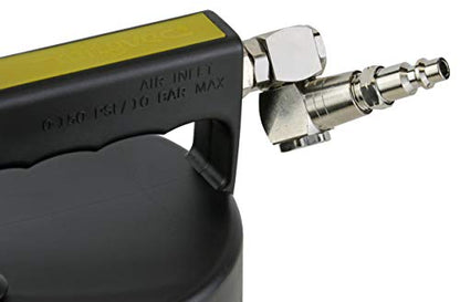 Mityvac MV6830 Pneumatic Brake and Clutch Bleeding Kit, Air Operated, 1.9 Quart (1.8L) Reservoir, Bleeds 2qt Per Minute, Swivel Air Inlet, Automatic Shutoff Valve, Variable Control Thumb Throttle - style: Vacuum Kit