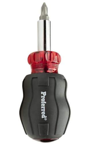 T29001 Interchangeable Bit Screwdriver Sets, Stubby 5 Piece in 1 - style: STUBBY