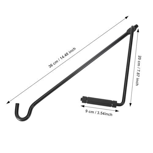 Auto Scissor Lift Jack Handle Replacement, Jack Handle Wrench for Car, Steel Tire Wheel Jack Rod Accessory for Truck, SUV & Trailers